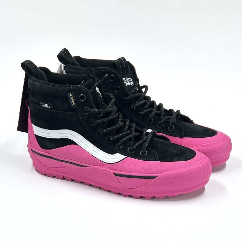 VANS SK8 Hi Dip MTE-2 Boots Pink Black  New Suede 508731 Women's Size 9.5
